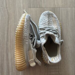 Yeezy Boost 9c Gray Knit Kids Sneakers
